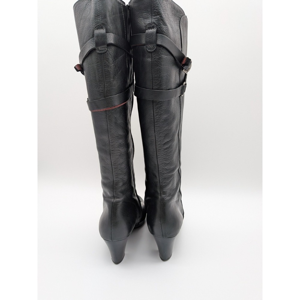 Hispanitas Black Leather Glove Boots EU size 39 (US 8.5-9) made in Spain - Picture 9 of 15